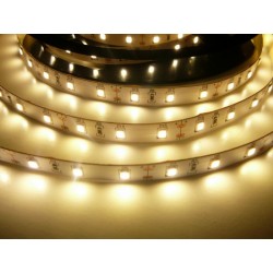 LED pásek 12W, 60 LED, 24V, Teplá bílá, nezalitý