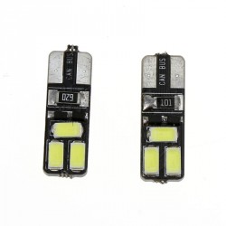 LED žárovka T10 W5W 6x SMD oboustranná bílá