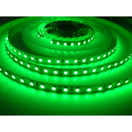 LED pásek 24V HQ 120LED 9.6W vnitřní - Zelená