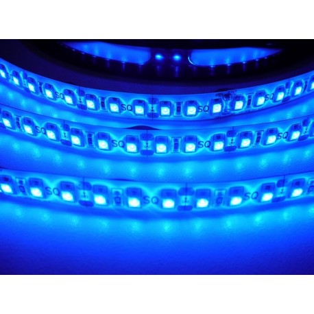 LED pásek 9.6W, 120 LED, Zalitý IP 50 - Modrý