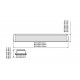 LED Trubicové svítidlo pro LED BETU 218PS 60cm pro 2 trubice