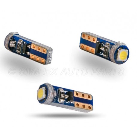 LED žárovka T5 W3W smd 3030 bílá