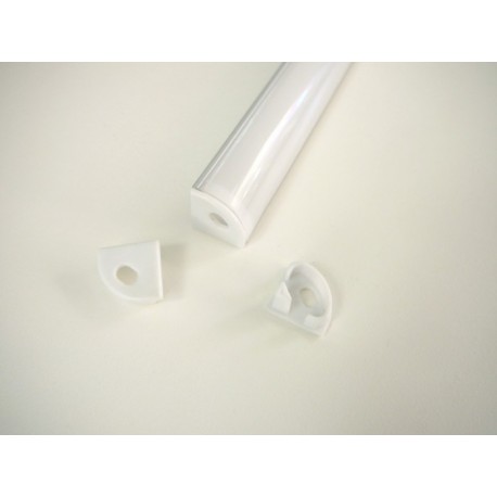 Koncovka profilu R5 kulatá s otvorem