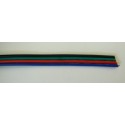 Plochý RGB kabel 4x0,25mm