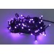 Vánoční LED řetěz - osvětlení - Fialové - 210 LED 21 metrů