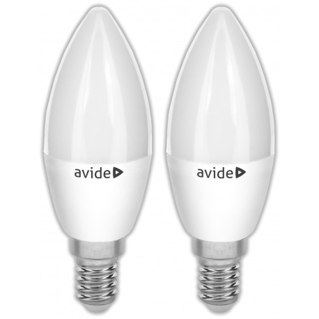 LED žárovka E14 6W svíčka 2ks