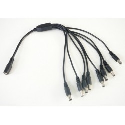 Napájecí DC rozbočovač s kabelem 8 výstupů