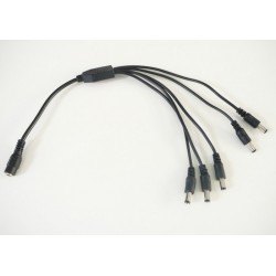 Napájecí DC rozbočovač s kabelem 5 výstupů