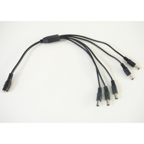 Napájecí DC rozbočovač s kabelem 5 výstupů