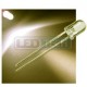 LED dioda 5mm teplá bílá round 30°