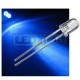 LED dioda 5mm modrá round 30°