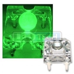 LED dioda Flux piranha zelená 120°