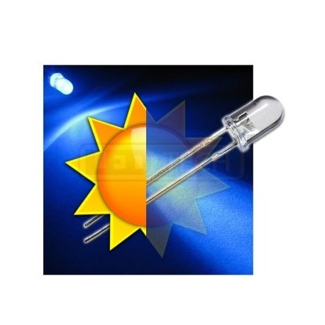 LED dioda 5mm modrá samoblikací 30°