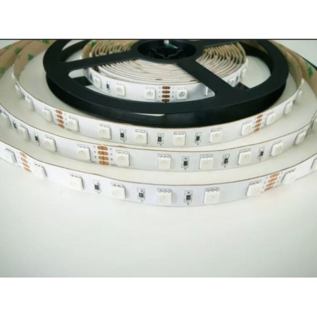 LED pásek 14.4W, 60 LED, 24V, RGB, nezalitý