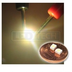 LED smd dioda 3528 PLCC-2 teplá bílá - 1100mcd / 120°
