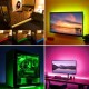 LED RGB pásek pro TV, 2x 50cm, USB, vypínač, dálkový ovladač