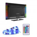 LED RGB pásek pro TV, 2x 50cm, USB, vypínač, dálkový ovladač