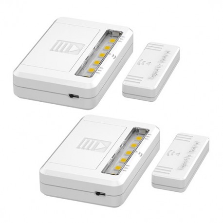 LED světélka do skříní, komod a zásuvek, 40lm , 2x AAA, 2ks v balení