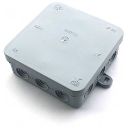 Rozbočovací krabička 100x100x37mm IP54 šedá