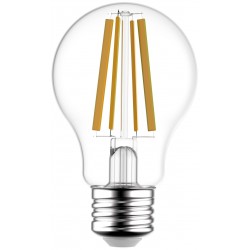 LED žárovka E27 8,5W FILAMENT retro - Čirá