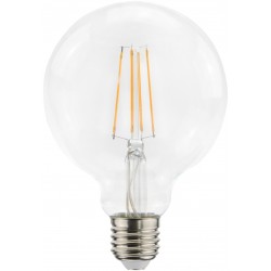 LED žárovka E27 7W G95 2700K retro - čirá