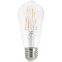 LED žárovka E27 7W FILAMENT ST57 2700K retro - Čirá