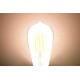 Stmívatelná LED žárovka E27 7W FILAMENT ST57 2500K retro - Kouřová