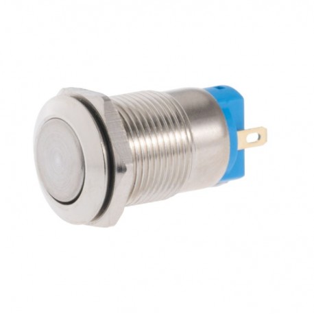 Tlačítkový vypínač M12 250V/5A kovový