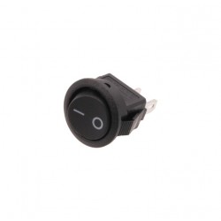 Vypínač kolébkový 250V 2A 16,4mm černý