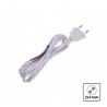 Flexo šňůra 3m 2x1mm2 Bílá
