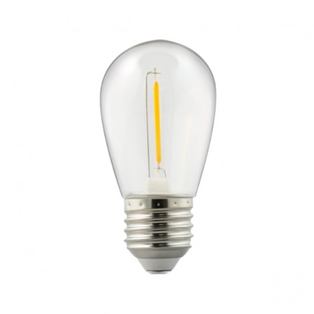 LED žárovka E27 1W FILAMENT S14
