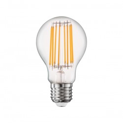 LED žárovka E27 12W FILAMENT A60 teplá bílá