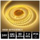 LED pásek 24V 7.2W, 80 LED, High Efficiency - Teplá bílá