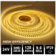 LED pásek 24V 9.6W, 128 LED, High Efficiency - Teplá bílá