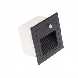 LED vestavné svítidlo PIR-LOPEN-B-IP65 černé
