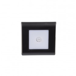 LED vestavné svítidlo PIR-RAN-B černé