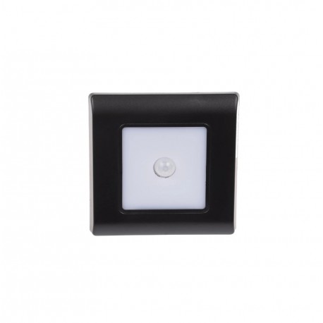 LED vestavné svítidlo PIR-RAN-B černé
