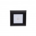 LED vestavné svítidlo PIR-RAN-B černé