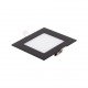 LED panel 6W čtverec 120x120mm - černý