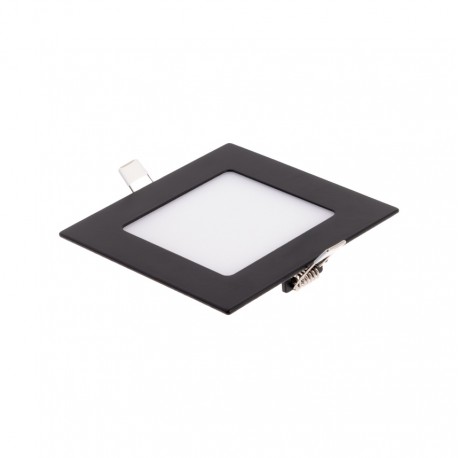 LED panel 6W čtverec 120x120mm - černý