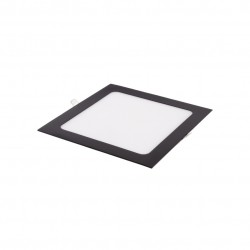 LED panel 12W čtverec 170x170mm - černý