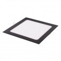 LED panel 18W čtverec 225x225mm - černý