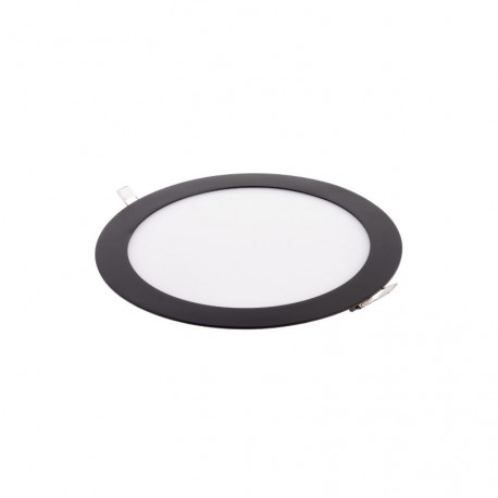 LED panel 12W kulatý 170mm - černý