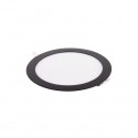 LED panel 12W kulatý 170mm - černý
