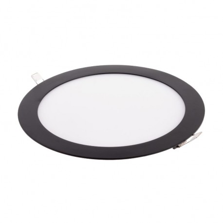 LED panel 18W kulatý 225mm - černý