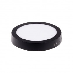 LED panel 18W přisazený kulatý 220mm - černý