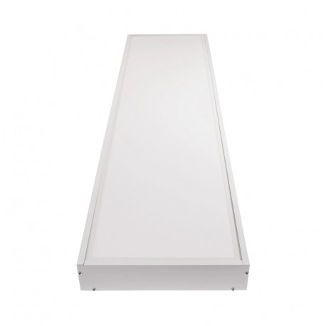 Rám LED panelu 30x120cm 65mm pro přisazení bílý