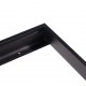 Rám LED panelu 30x120cm 65mm pro přisazení černý