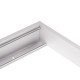 Rám LED panelu 60x60cm 65mm pro přisazení bílý