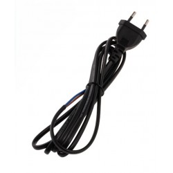 Flexo šňůra 2m 2x0,75mm2 Černá